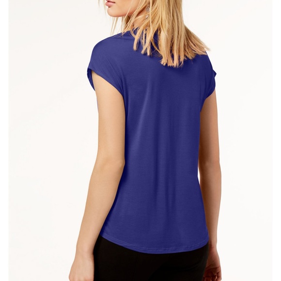 INC Petite Pleated Top - Picture 2 of 5